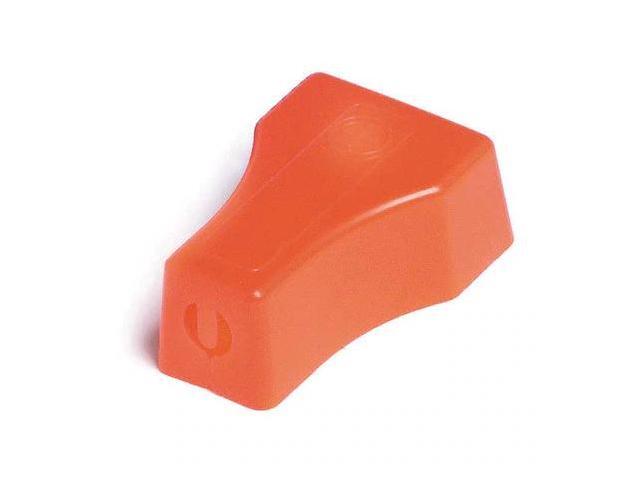 QUICKCABLE 5704-360-005R Terminal Protector, Snap-On, PVC, Red, PK5