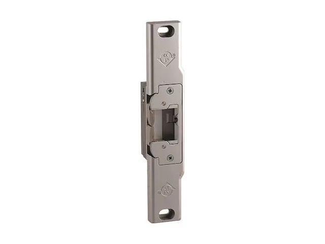 ADAMS RITE 74R2-130 Electric Door Strike, Stainless Steel, Aluminum, For Use