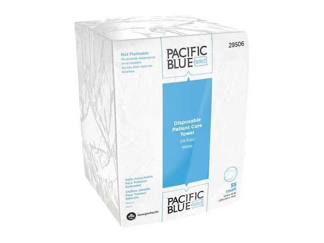 GEORGIA-PACIFIC 29506 Pacific Blue Select Dry Wipe, 1 Ply, 55 Sheets, No Roll,