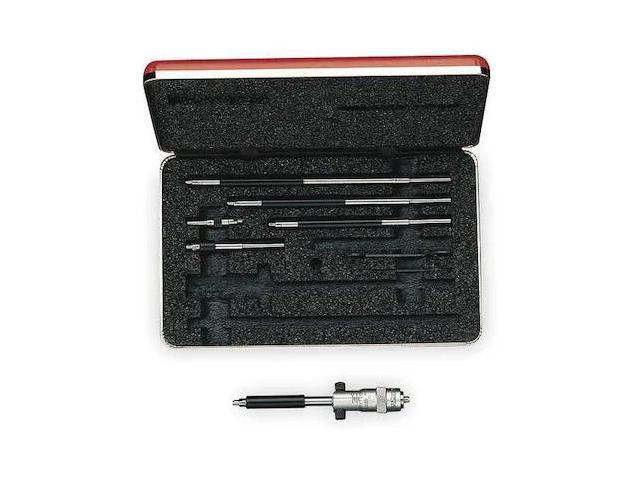 STARRETT 124AZ Inside Micrometer Set,2 to 8 In