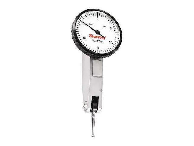 STARRETT 3809A Dial Test Indicator Set,1-1/4',White