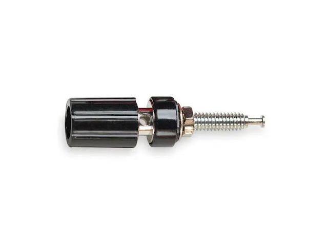 POMONA ELECTRONICS 3760-0 Standard Binding Post,2500VDC,15A,Black