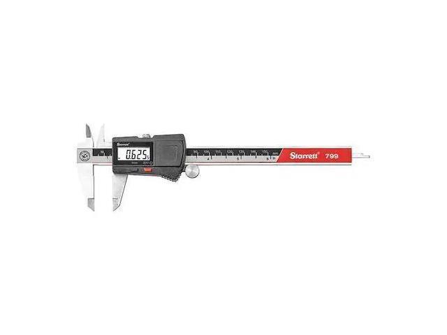 STARRETT EC799B-6/150 Digital Caliper,0-6'/0-150mm Range,SS