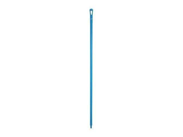 VIKAN 29643 67' Color Coded Handle, 1 1/4 in Dia, Blue, Polypropylene