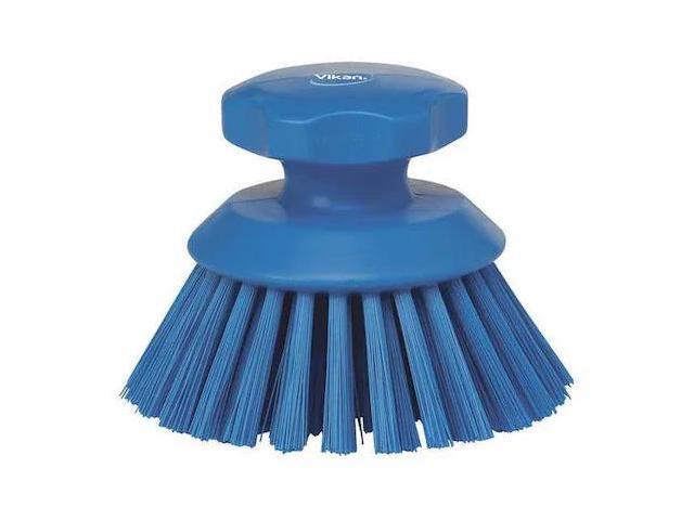 VIKAN 38853 3 3/4 in W Scrub Brush, Stiff, 3 in L Handle, 3 3/4 in L Brush,