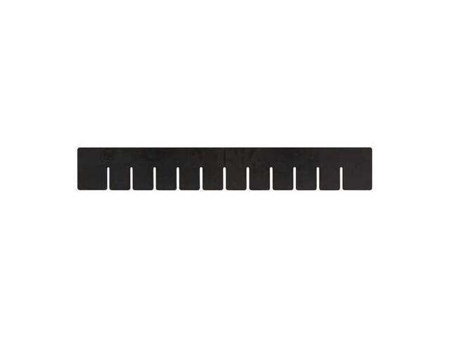 QUANTUM STORAGE SYSTEMS DS93060 Short Divider, Black, 6 PK