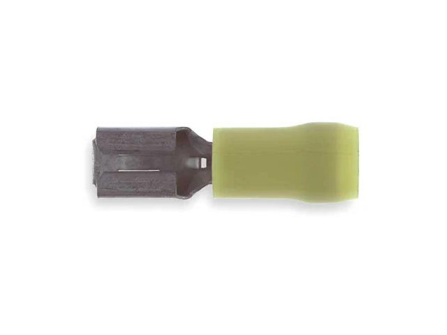 STA-KON RC10-250F WireDisconnect,Copper,Yellow,Nylon,PK50