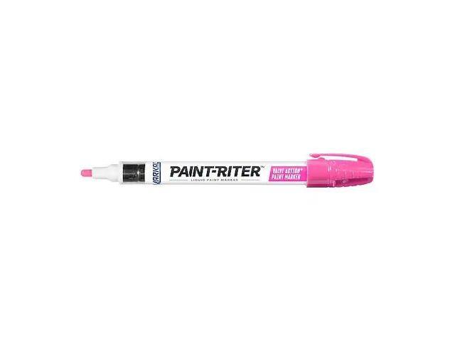 MARKAL 97053 Paint Marker, Medium Tip, Fluorescent Pink Color Family, Paint