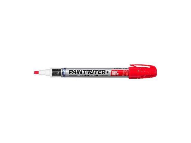 MARKAL 97252 Paint Marker, Medium Tip, Red Color Family, Paint