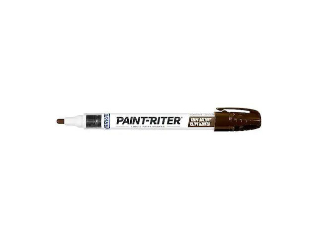 MARKAL 96809 Paint Marker, Medium Tip, Brown Color Family, Paint