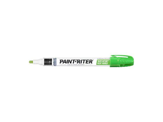 MARKAL 96828 Paint Marker, Medium Tip, Light Green Color Family, Paint