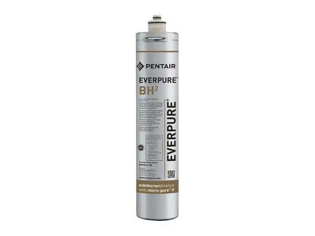 EVERPURE EV961251-75 Quick Connect Filter, 0.5 gpm, 0.5 Micron, 3' O.D., 14 3/4