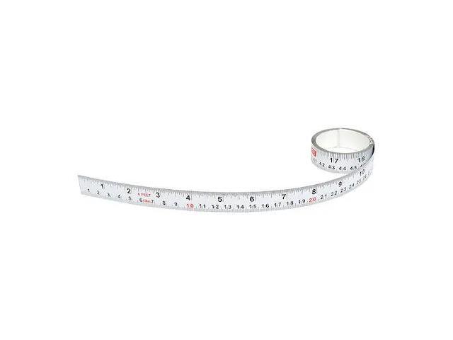 US TAPE 50014 72 in Adhesive Tape Measure, 3/4 in Blade