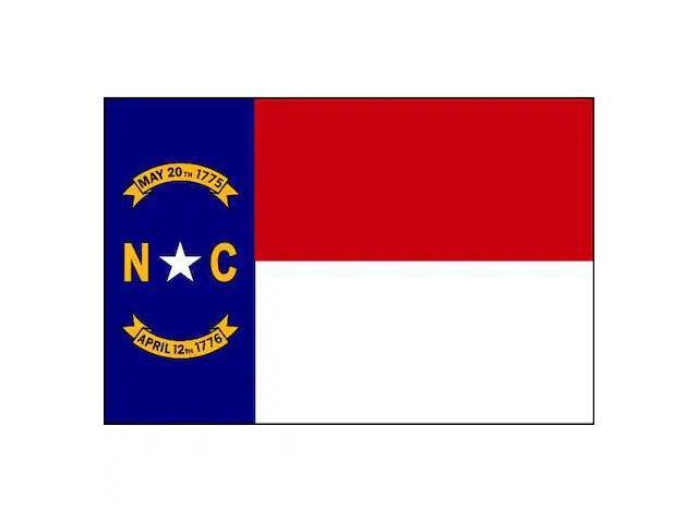 ANNIN FLAGMAKERS 143960 North Carolina State Flag,3x5 Ft