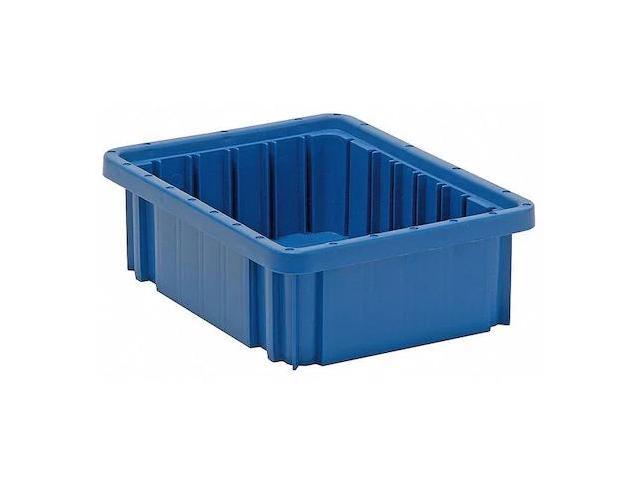 QUANTUM STORAGE SYSTEMS DG91035BL Blue Divider Box 10 7/8 in x 8 1/4 in x 3 1/2