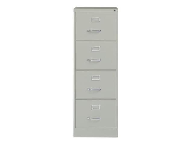 HIRSH 16703 18' W 4 Drawer Vertical File Cabinet, Light Gray, Legal