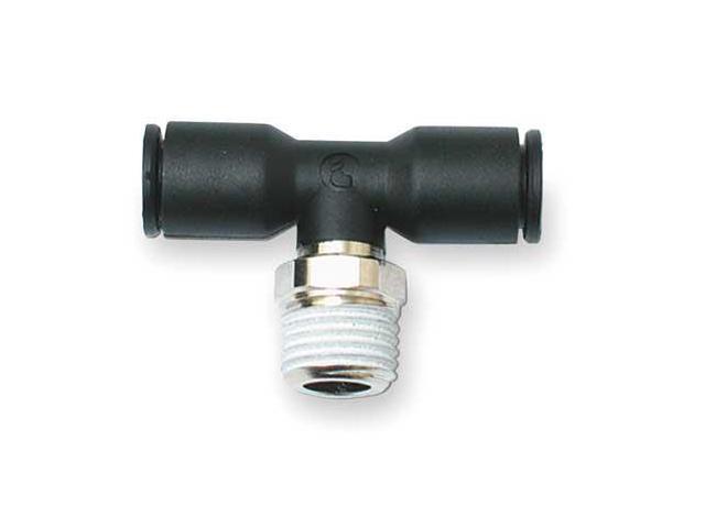 LEGRIS 3108 08 10 Push-Fit Tee Fitting, 8mm Tube Size, Fiberglass-Reinforced