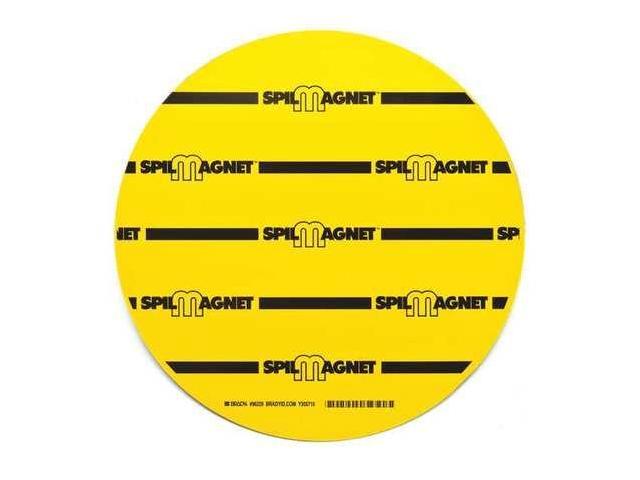 BRADY 96229 Magnetic Drain Cover,12 In. W,Vinyl