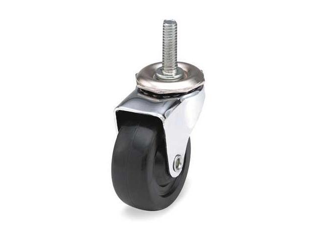 ZORO SELECT 1G002 Swivel Stem Caster,Rubber,2 in.,75 lb.