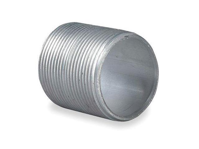 HUBBELL KILLARK AN-4 IMC Nipple, 1-1/4 in, Threaded, Aluminum, Plain, Gray