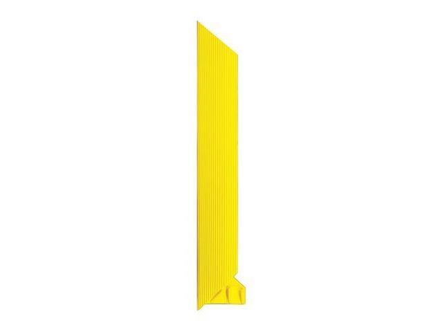 NOTRAX 551F0003YL Ramp Edge, 3/4 in Thickness, Nitrile Rubber, Yellow
