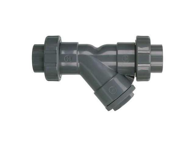 HAYWARD YS10075TU 3/4', Threaded, PVC, Y Strainer, 150 psi