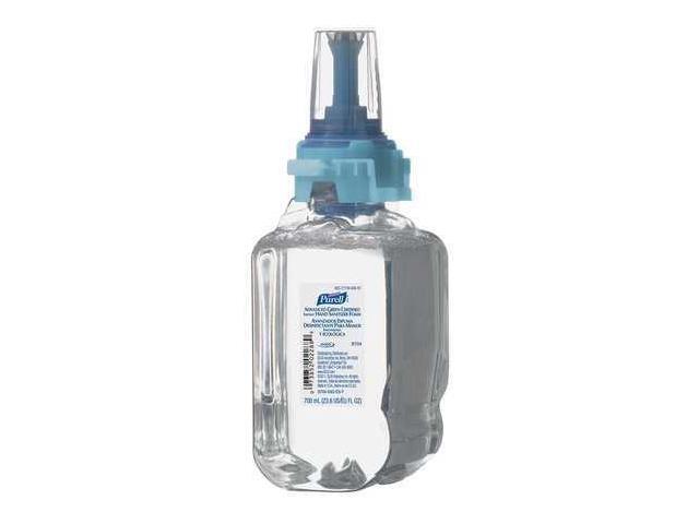 Purell 870504CT Advanced Instant Hand Sanitizer Foam, ADX-7, 700 ml Refill, 4/Carton, 1 Carton