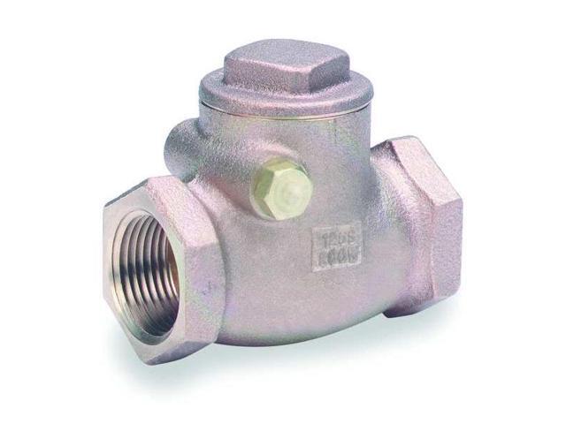 MILWAUKEE VALVE UP509 3/4 3/4' Threaded Low Lead Bronze Spring Check Valve
