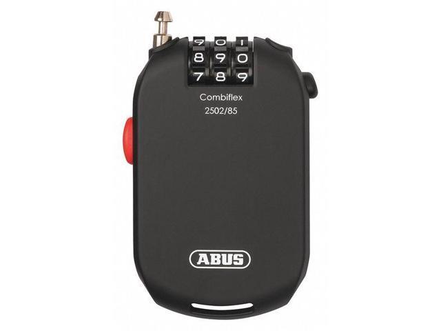 ABUS 2502/85 Cable Lock,Combination Key Type,Plastic