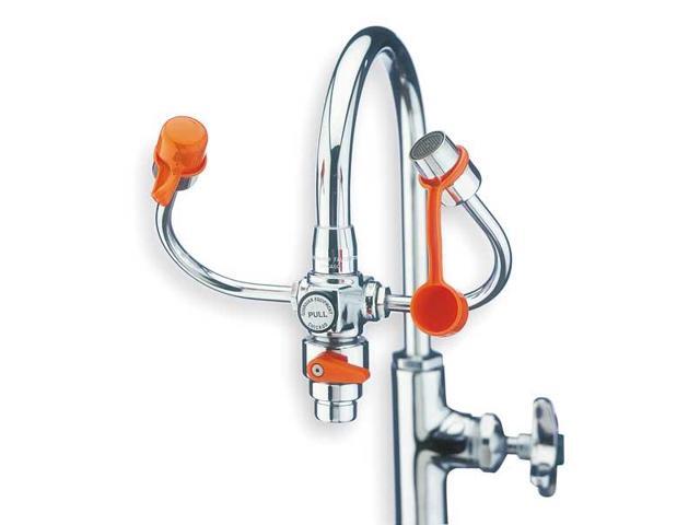 GUARDIAN EQUIPMENT G1201 Plumbed Eyewash, Faucet Mount, Plumbed, 6 1/6 in H., 6