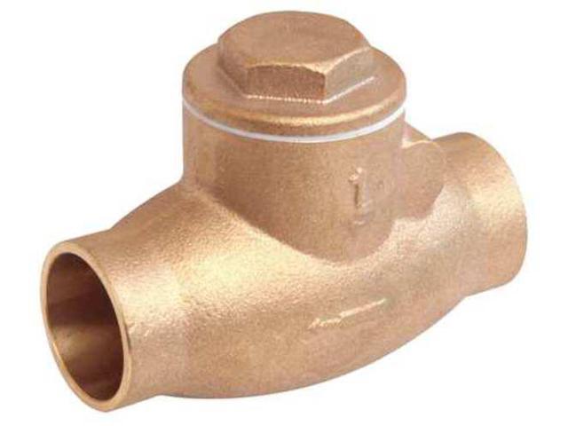 Photos - Other sanitary accessories ZORO SELECT 10F318 1-1/2' Solder Bronze Swing Check Valve