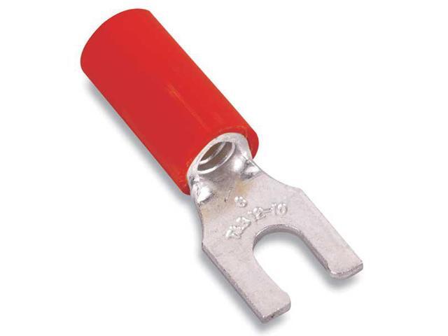 STA-KON 18RA-10FL 22-16 AWG Vinyl Locking Fork Terminal No 10 Stud PK100