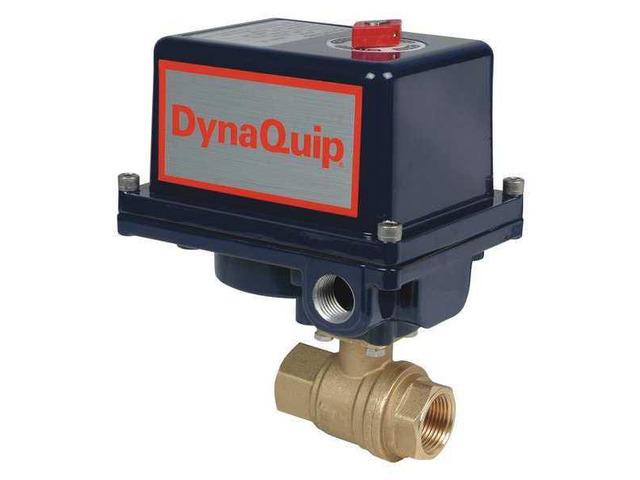 DYNAQUIP CONTROLS EHH25ATE20H 1' FNPT Brass Electronic Ball Valve 2-Way