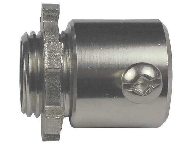 CALBRITE S20500MCSS Set Screw Male Connector,1/2in,1-5/16inL