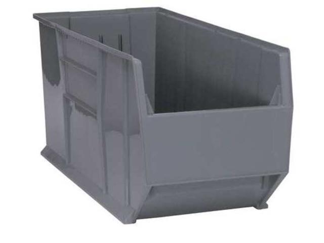 QUANTUM STORAGE SYSTEMS QRB166GY Gray Bin, 41-7/8'L x 16-1/2'W x 17-1/2'H