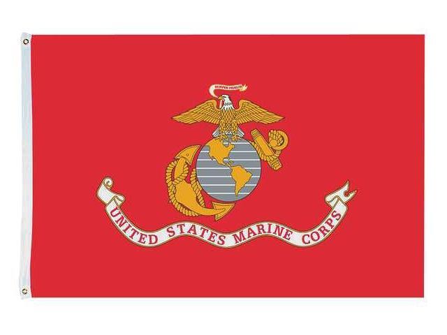 ANNIN FLAGMAKERS 439007 US Marine Corps,4x6 Ft,Nylon