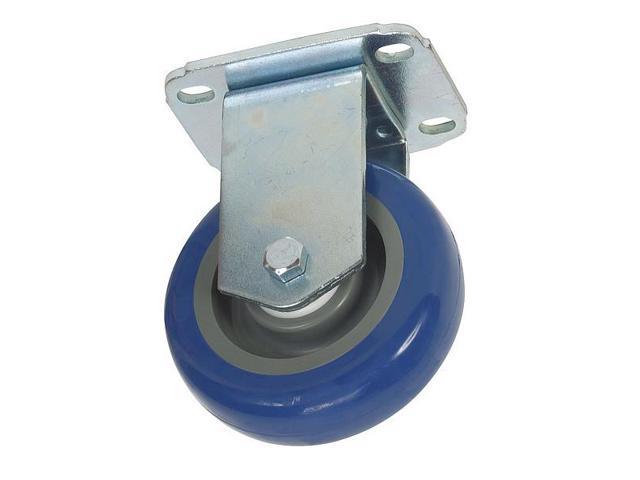 Photos - Other Garden Tools ZORO SELECT 1G098 Rigd NSF-Listed Plate Caster, Poly, 3-1/2 in., 250 lb.