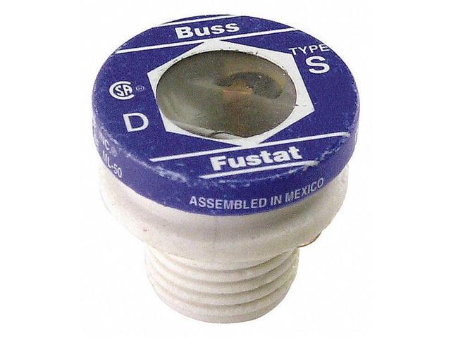 Photos - Circuit Breaker Eaton BUSSMANN S-25 Plug Fuse, S Series, Time-Delay, 25A, 125V AC, Indicat 