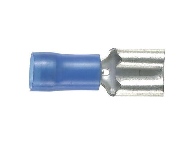 PANDUIT DNF14-250-C Female Disconnect, Blue, 16-14AWG, PK100