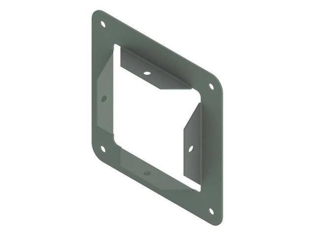 HOFFMAN F44GPA Panel Adapter,Wireway,Steel,4in. Hx4in. L