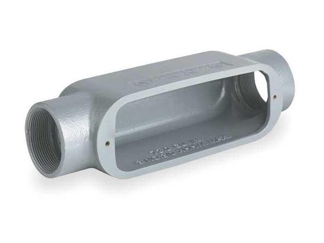 HUBBELL KILLARK OC-5M Conduit Outlet Body,Iron,1-1/2 In.