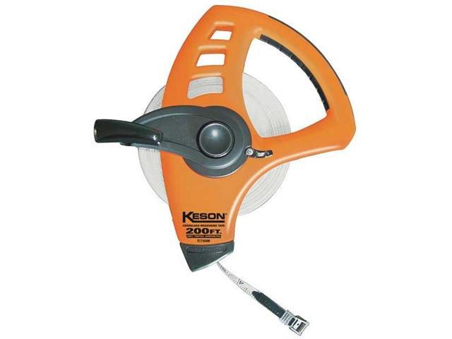 KESON FLT10200 200 ft Engineer's Tape Measure, 1/2 in Blade