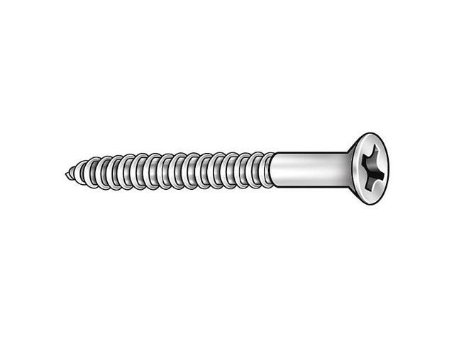 Photos - Other for repair ZORO SELECT U49876.011.0050 Wood Screw, #4, 1/2 in, Plain Brass Flat Head