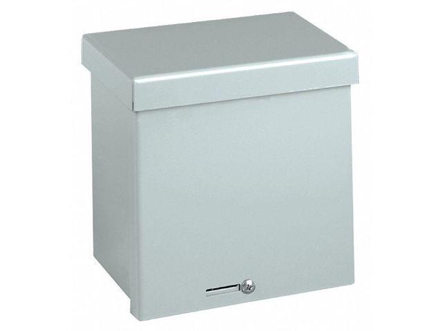 WIEGMANN RSC242408 Padlockable Hasp Electrical Enclosures, 24 in H, 8 in D, 24