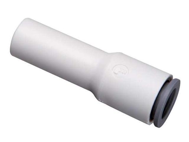 PARKER 6366 56 08WP2 Push-Fit Adapter Fitting, 1/4 in x 5/16 in Tube Size,