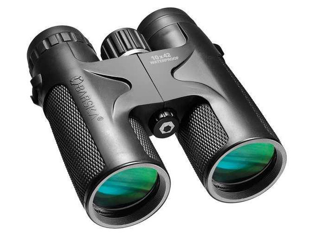 Barska 10x42 WP Blackhawk Green Lens Binoculars Black AB11842