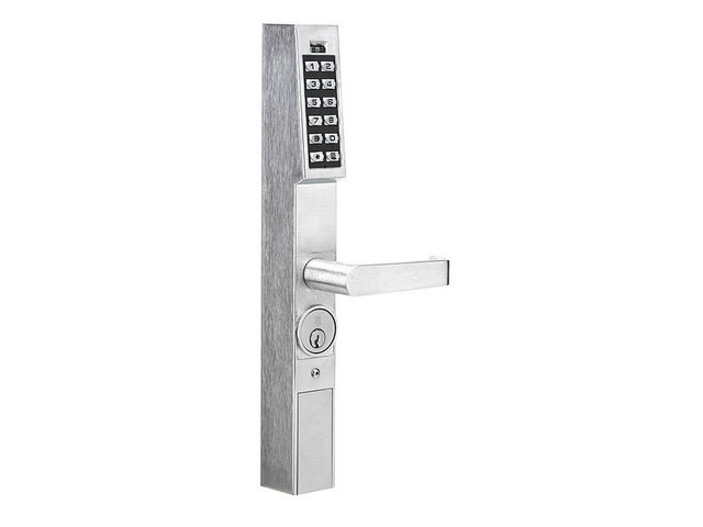 TRILOGY DL1200ET/26D Electronic Lock,Satin Chrome,12 Button
