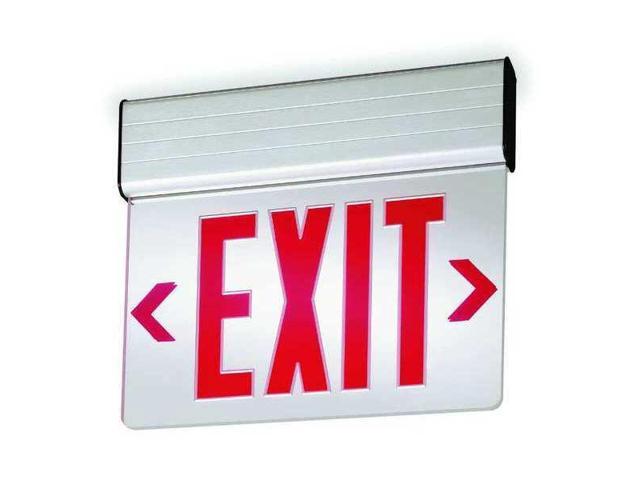 Photos - Chandelier / Lamp LITHONIA LIGHTING EDGNY 2 R EL M4 ACUITY LITHONIA LED Exit Sign/ Battery B