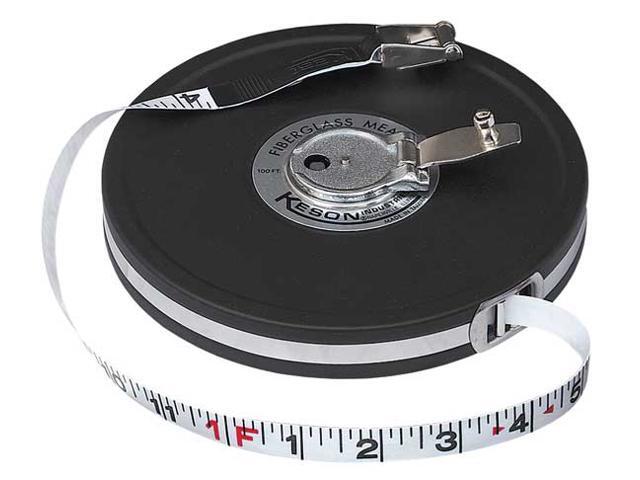 KESON MC-18-100 100 ft Tape Measure, 1/2 in Blade