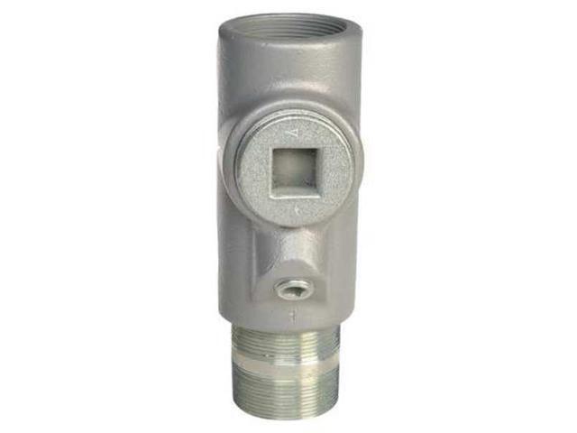 APPLETON ELECTRIC EYS-66 IMC Sealing, 2 in, Threaded, Iron, Plain, Silver